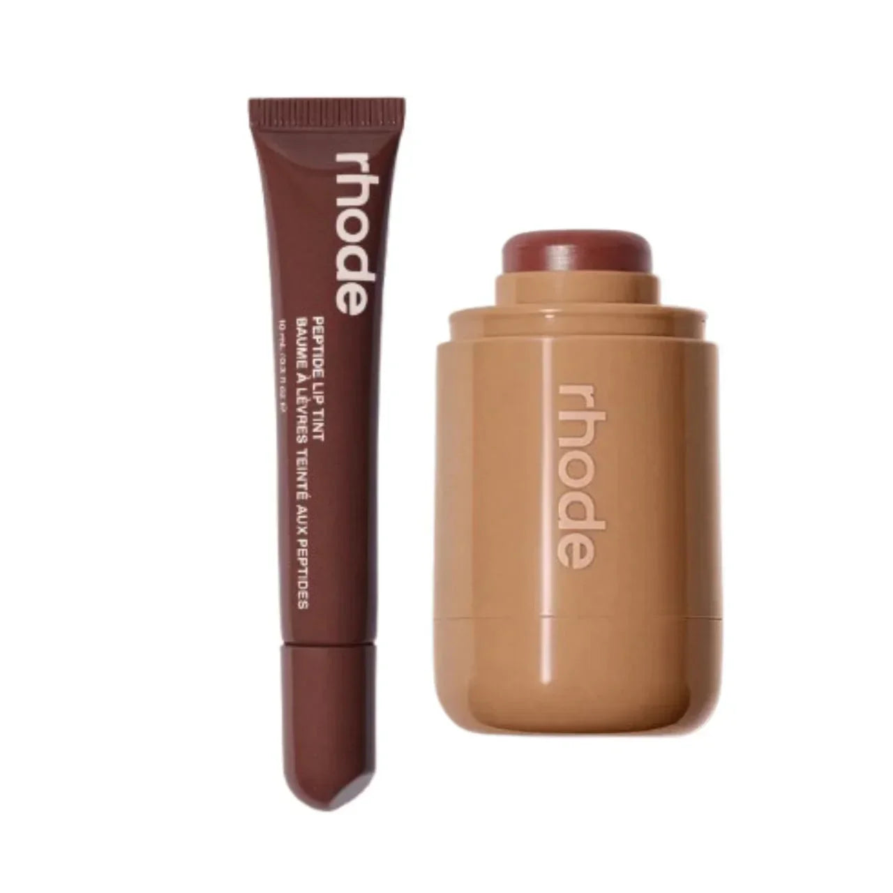 toasted teddy Pocket Blush & espresso Peptide Lip Tint Duo