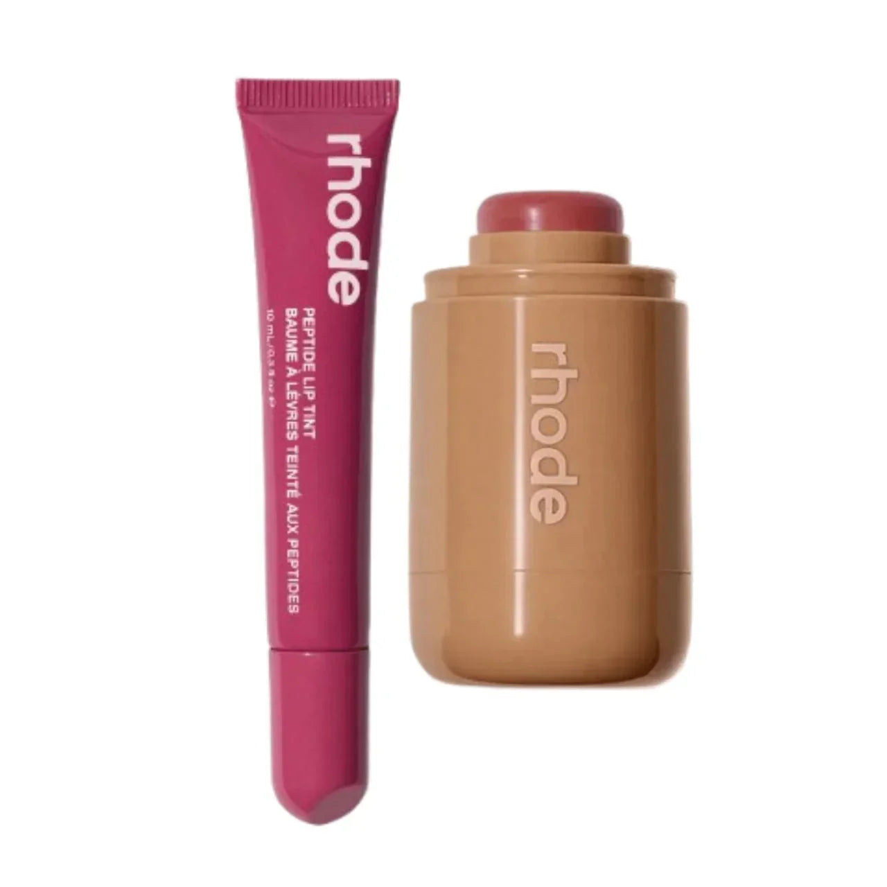 sleepy girl Pocket Blush & raspberry jelly Peptide Lip Tint Duo